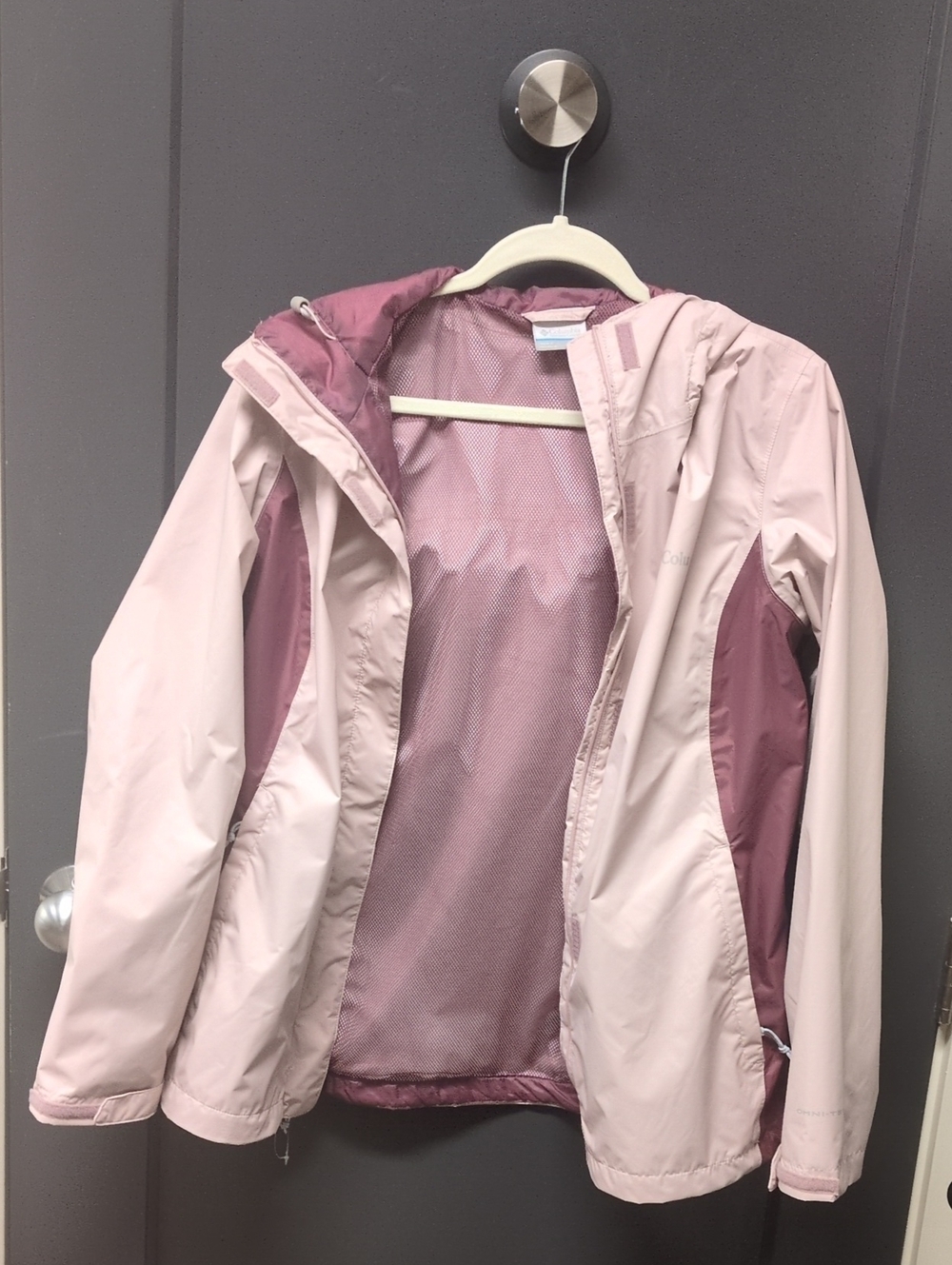 Columbia Light Pink Women's Waterproof Hooded Jacket